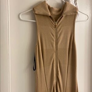 long brown maxi dress